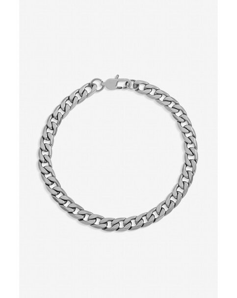 New In - Steel Curb Chain Bracelet