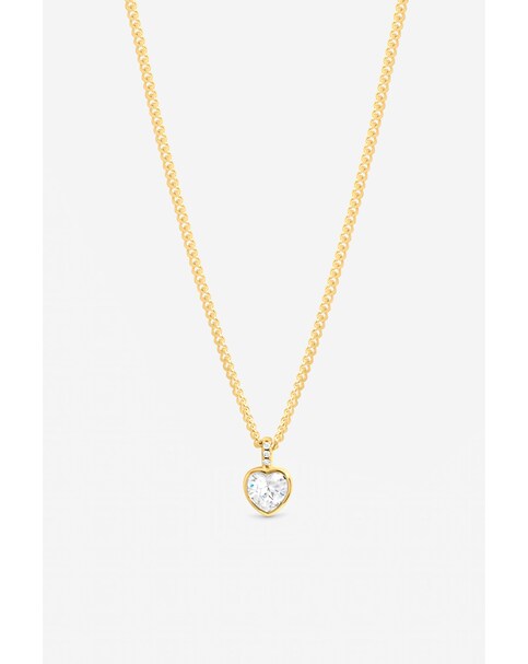 New In - Gold Heart Bezel Necklace