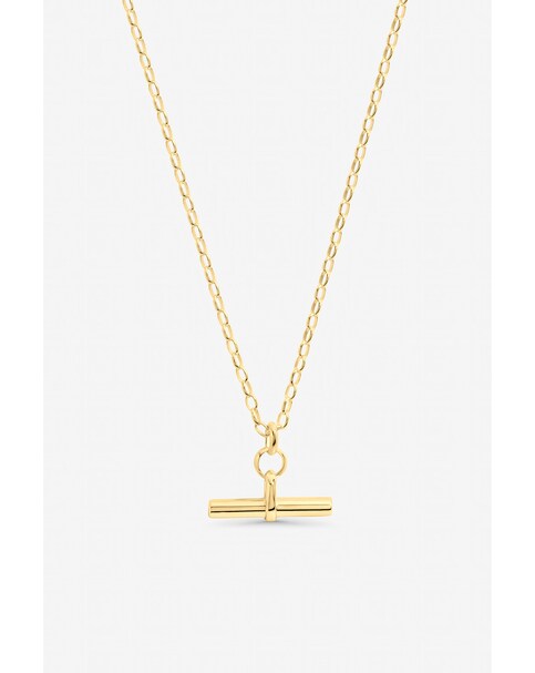 New In - Gold T-Bar Necklace