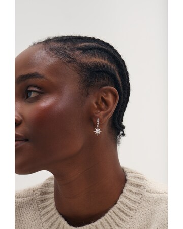 Inicio Silver Mismatch Celestial Earrings