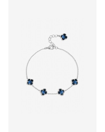 Inicio Sapphire Clover Bracelet