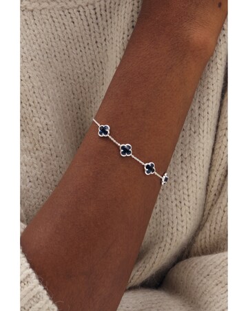 Inicio Sapphire Clover Bracelet