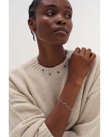 Inicio Sapphire Clover Bracelet