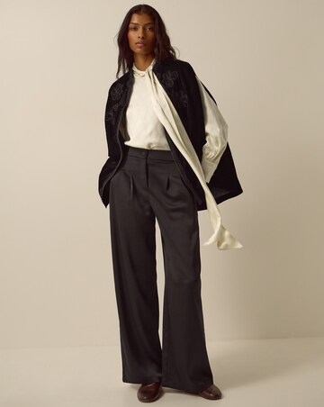 Monsoon Maisie Satin Wide Leg Trousers