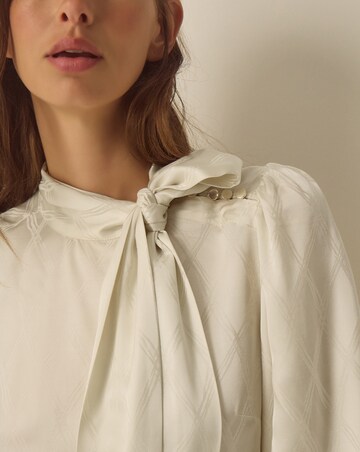 Monsoon Skyla Jacquard Pussybow Blouse