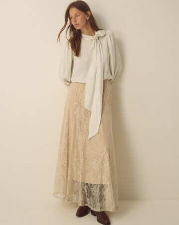 Monsoon Skyla Jacquard Pussybow Blouse