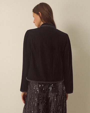 Monsoon Viola Beaded Velvet Jacket