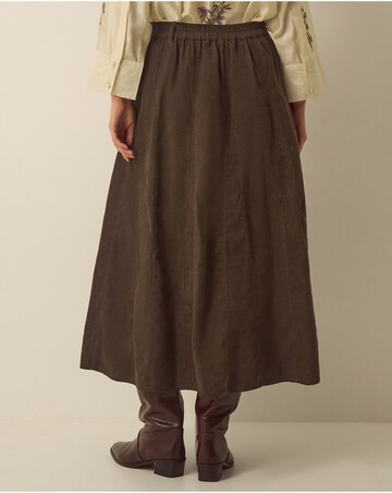 Monsoon Nora Corduroy Midi Skirt