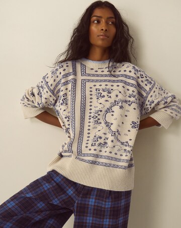 Monsoon Gigi Paisley Crew Neck Jumper