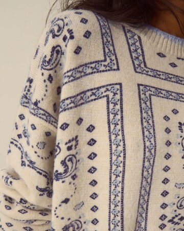 Monsoon Gigi Paisley Crew Neck Jumper