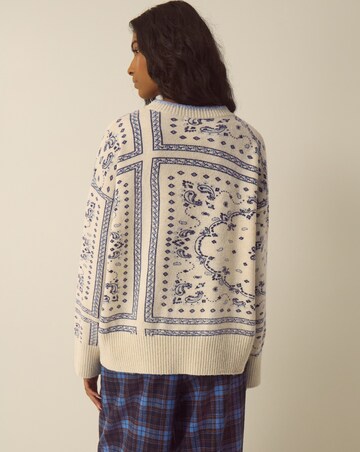 Monsoon Gigi Paisley Crew Neck Jumper