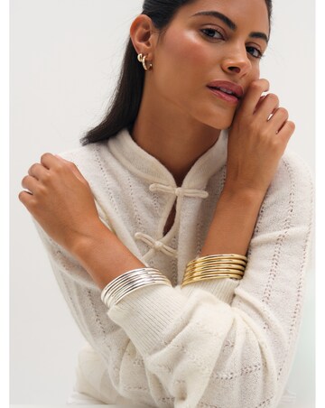 Mood Silver Multi Bangle Pack