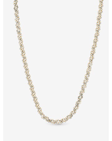 Jon Richard Gold Plated Crystal Fine Multi Stone Necklace