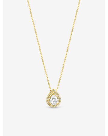 Jon Richard Gold Plated And Crystal Pear Drop Pendant
