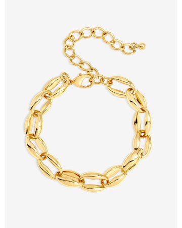 Jon Richard Gold Plated And Oval Link Bracelet