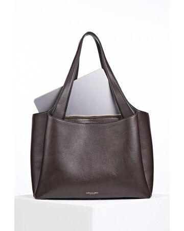 Luella Grey Stella Chocolate Laptop Tote