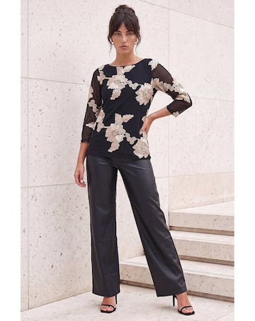 Roman Cornelli Texture Mesh Top