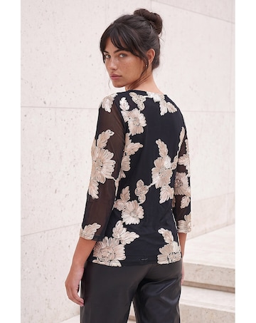 Roman Cornelli Texture Mesh Top