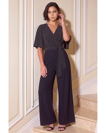 Roman Glitter Spot Jumpsuit