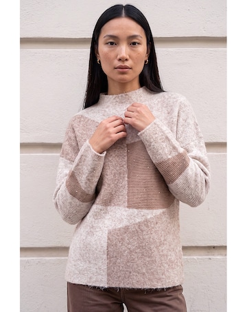 Roman Colour Block Knit Jumper
