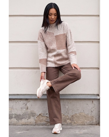 Roman Colour Block Knit Jumper