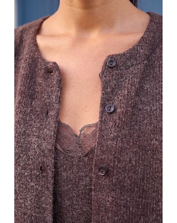 Roman Lace Trim 2 In 1 Cardigan