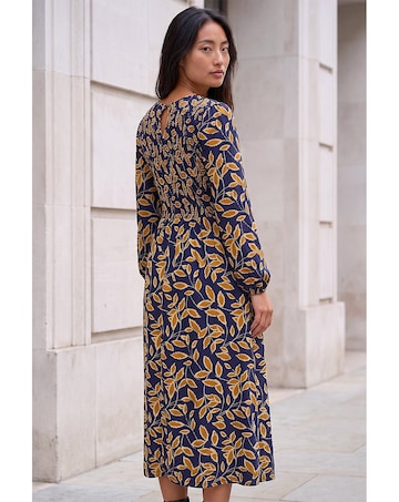 Roman Petite Shirred Bodice Dress