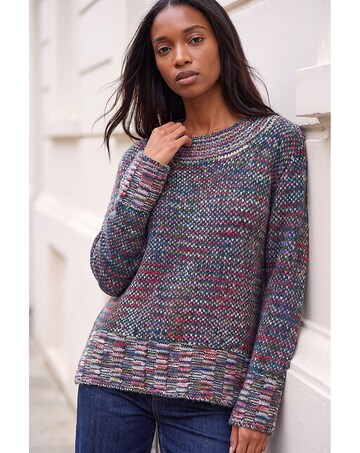Roman Petite Contrast Knitted Jumper