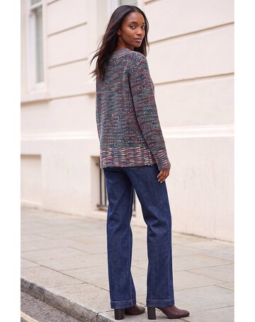 Roman Petite Contrast Knitted Jumper