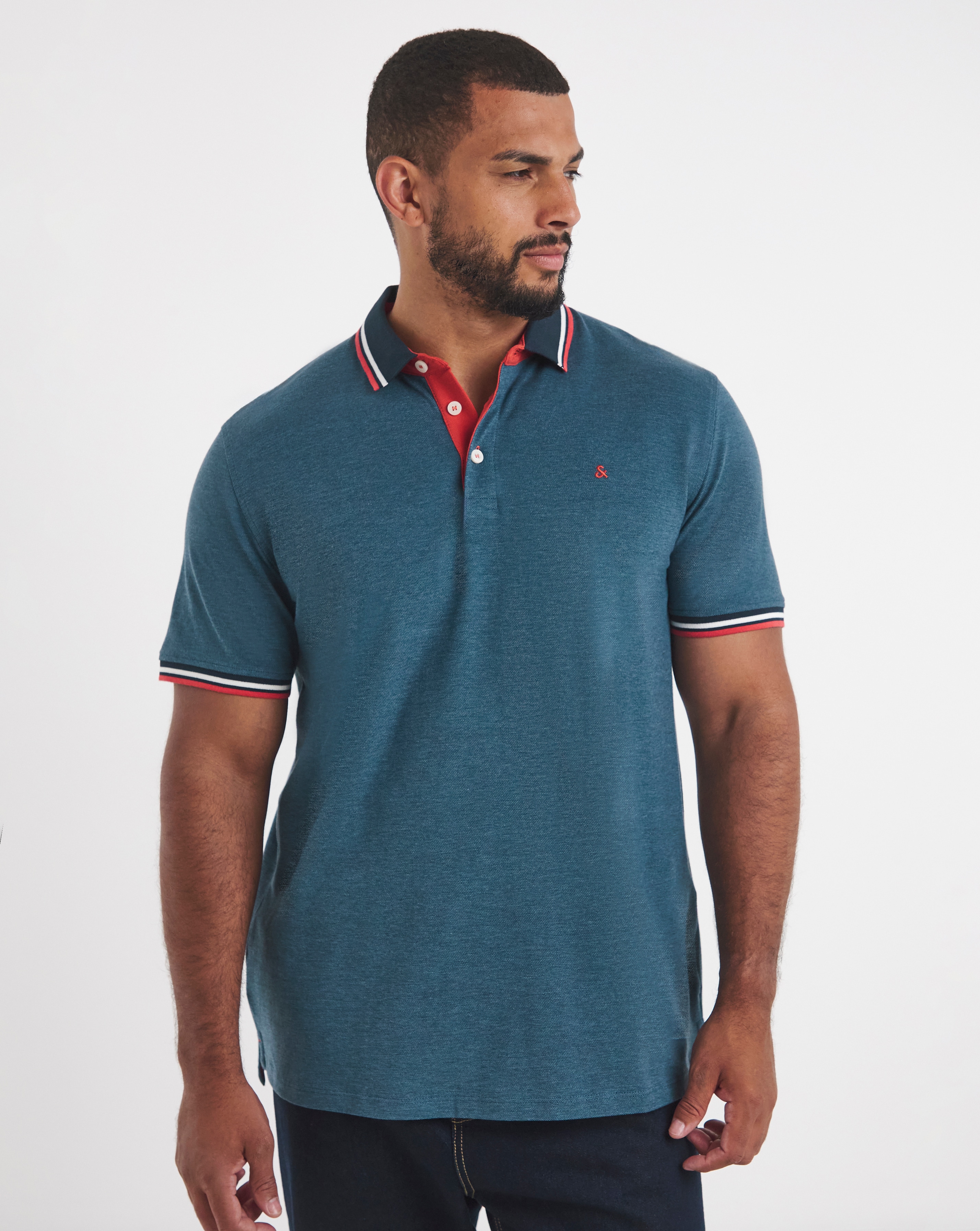 Jack & Jones Premium Paulos Tipped Polo
