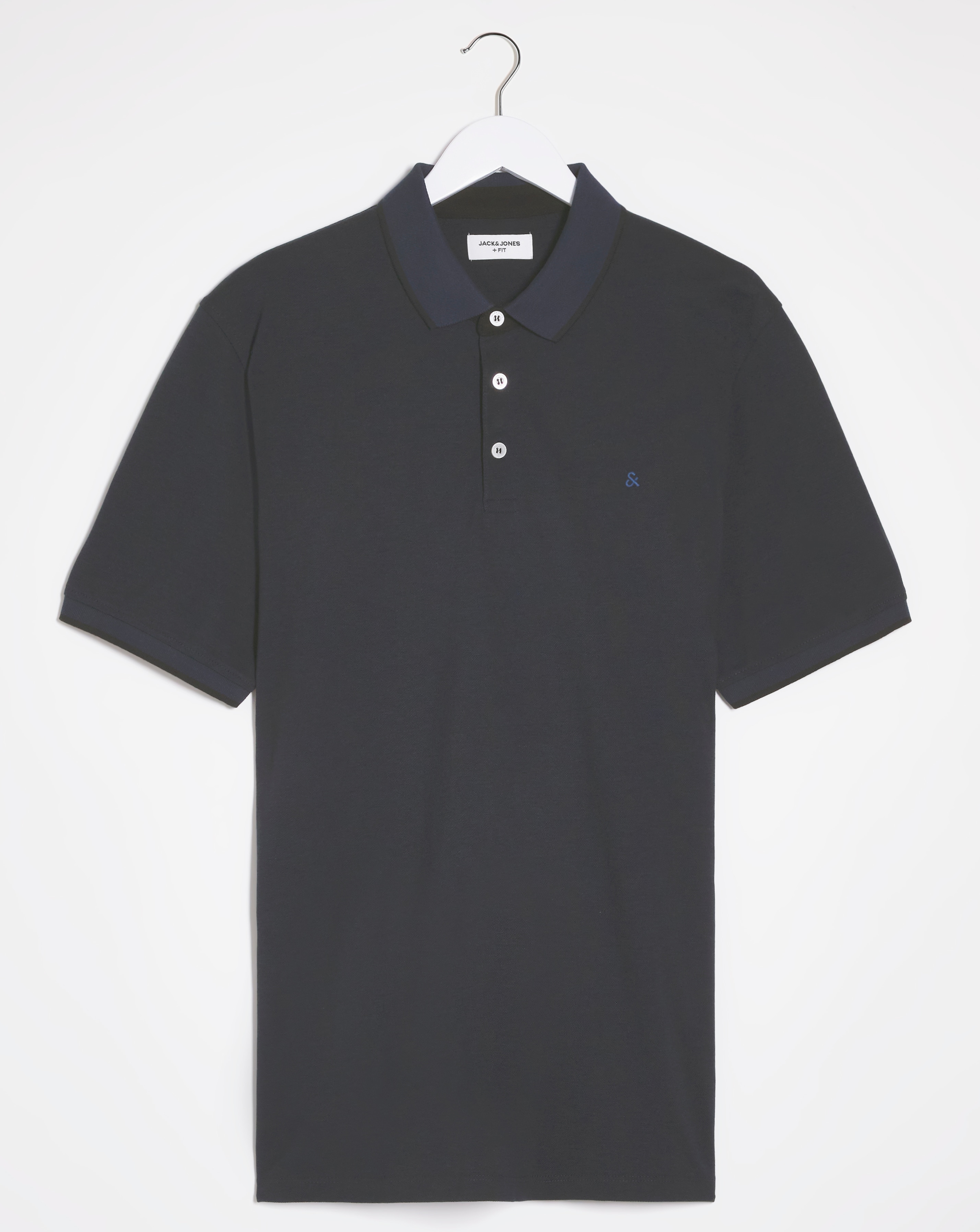 Jack & Jones Paulos Tipped Polo - Navy