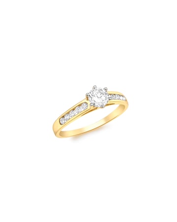 9 Carat Gold Cubic Zirconia Ring