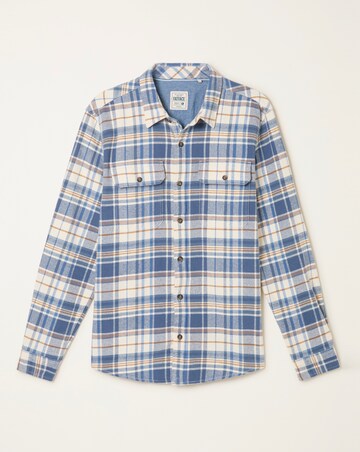 FatFace Alner Check Long Sleeve Shirt (Regular & Tall) - Blue Multi