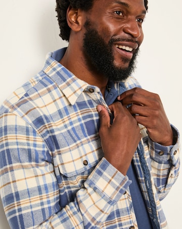 FatFace Alner Check Long Sleeve Shirt (Regular & Tall) - Blue Multi