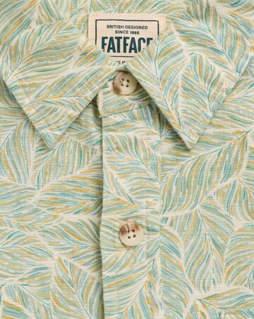FatFace Leaf Print Shirt (Regular & Tall) - Mint Green