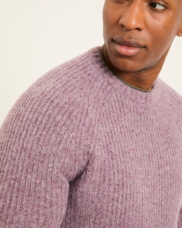 FatFace Sefton Knitted Crew Neck Jumper (Regular & Tall) - Purple