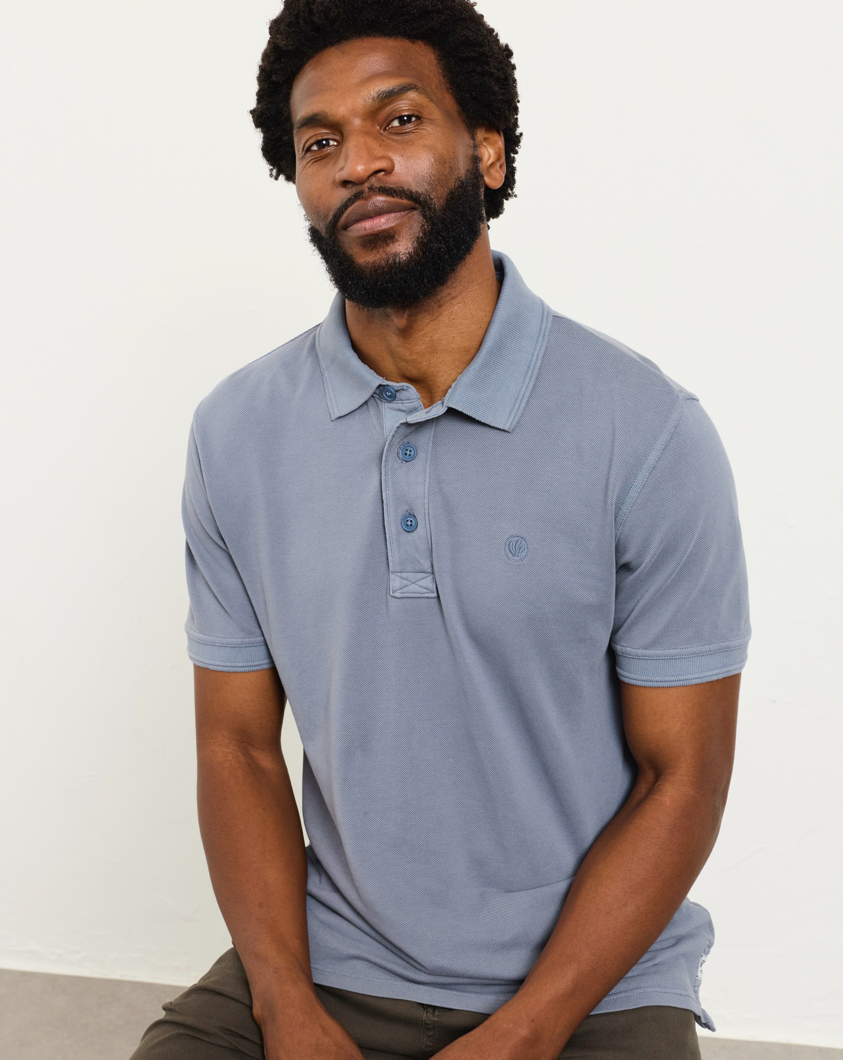 New In - Fatface Pique Short Sleeve Polo