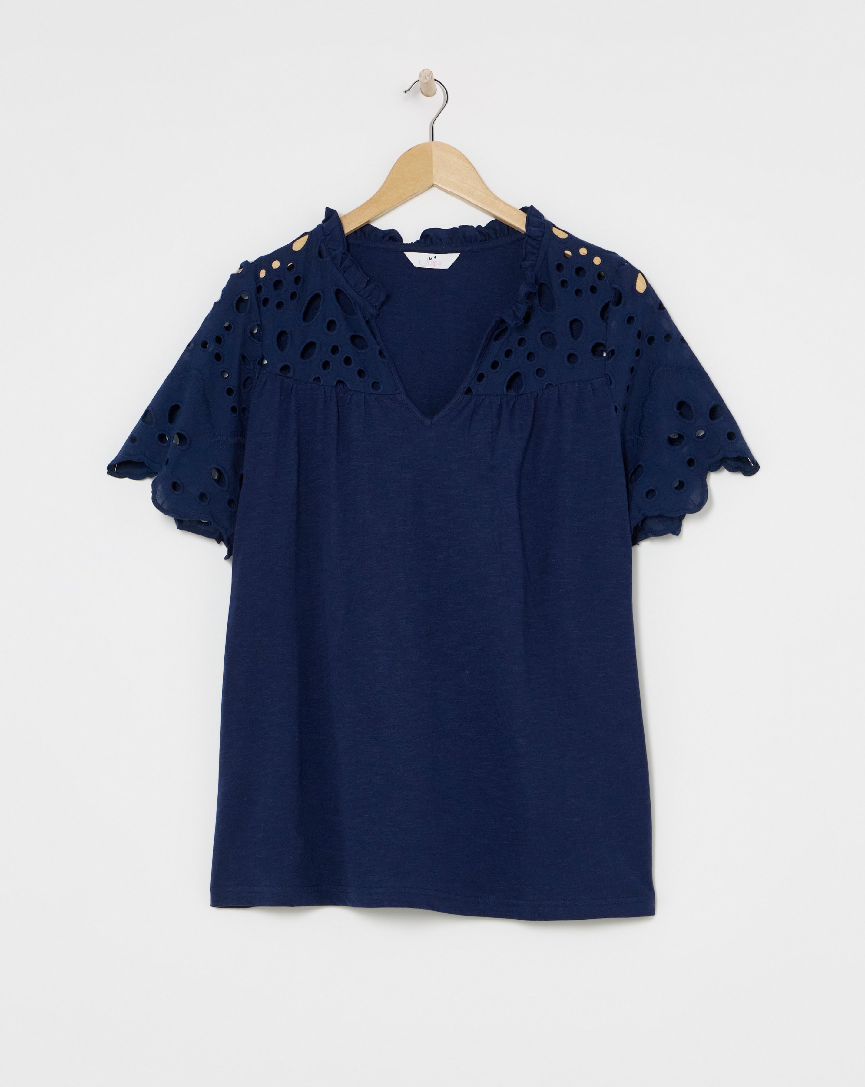 Julipa Cut Out Broderie Top