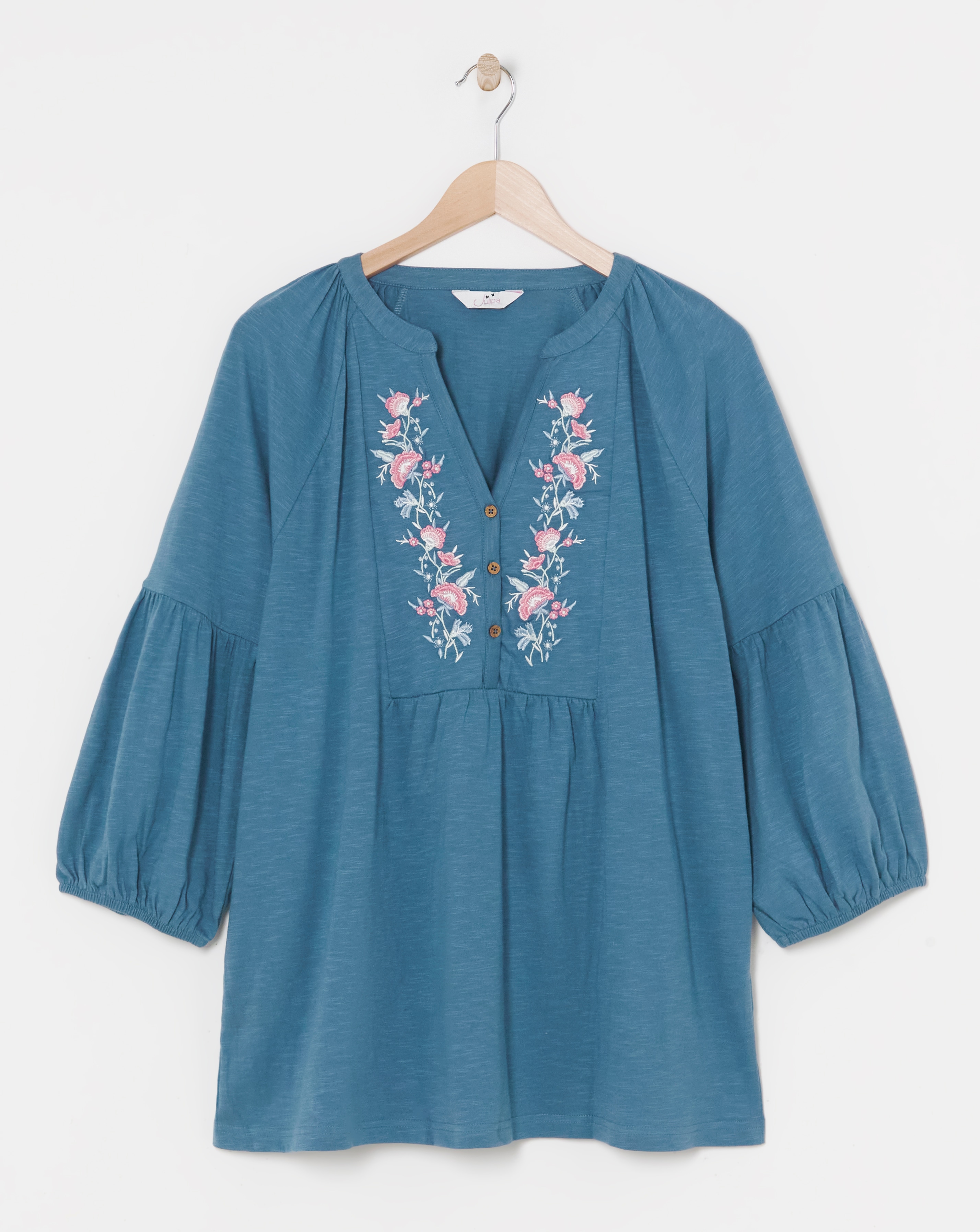 Julipa Embroidered Jersey Top