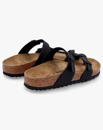 Birkenstock Mayari Black Birko-Flor Thong Sandals Narrow Fit