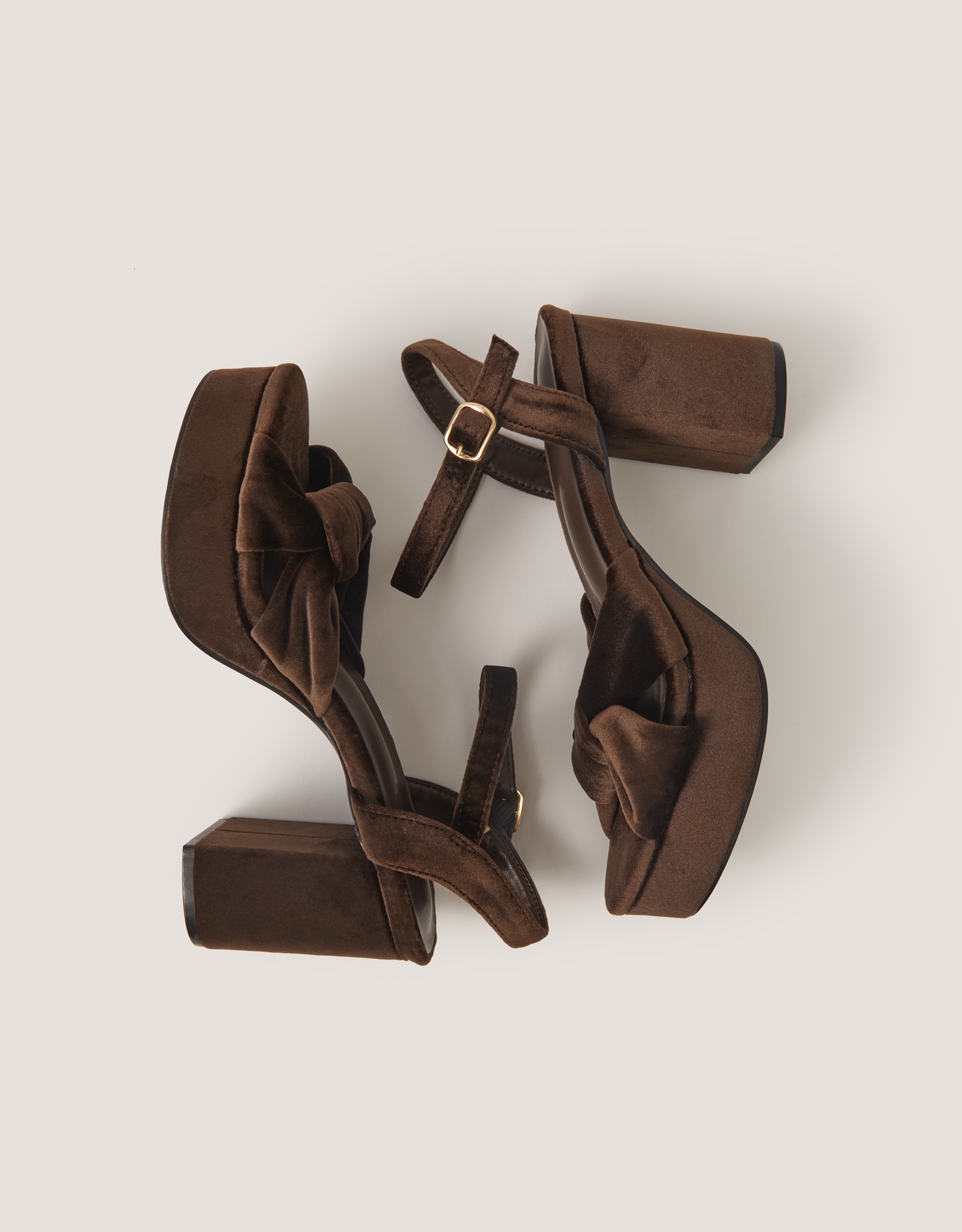 New In - Monsoon Nola Twist Knot Platform Heels