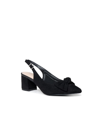 Paradox London Floriana Wide E Fit Slingback Shoes