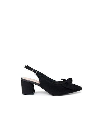 Paradox London Floriana Wide E Fit Slingback Shoes