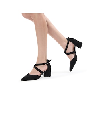 Paradox London Florrie Extra Wide EEE Fit Court Shoes
