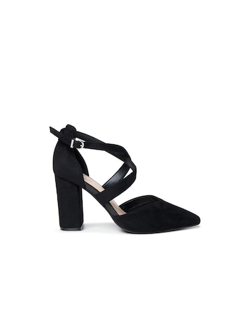 Paradox London Gwendolyn Wide E Fit Court Shoes