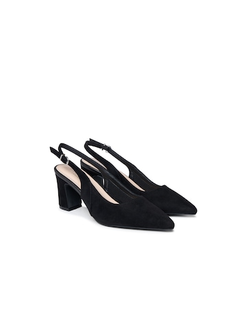 Paradox London Giana Wide E Fit Slingback Shoes