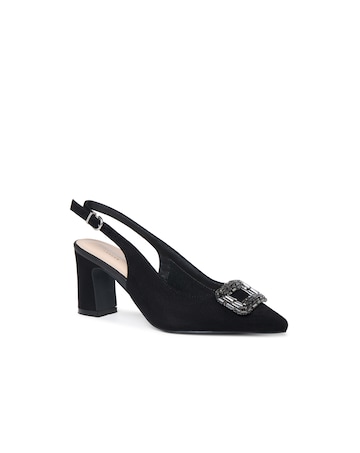 Paradox London Gabriella Wide E Fit Slingback Shoes