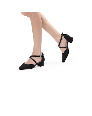 Paradox London Geneva Extra Wide EEE Fit  Court Shoes