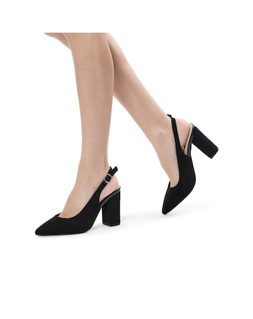 Paradox London Graziana Wide E Fit Slingback Shoes