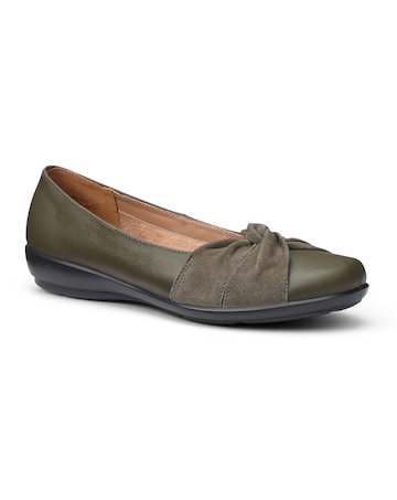 Hotter Lark Wide Fit Ballerina Pump